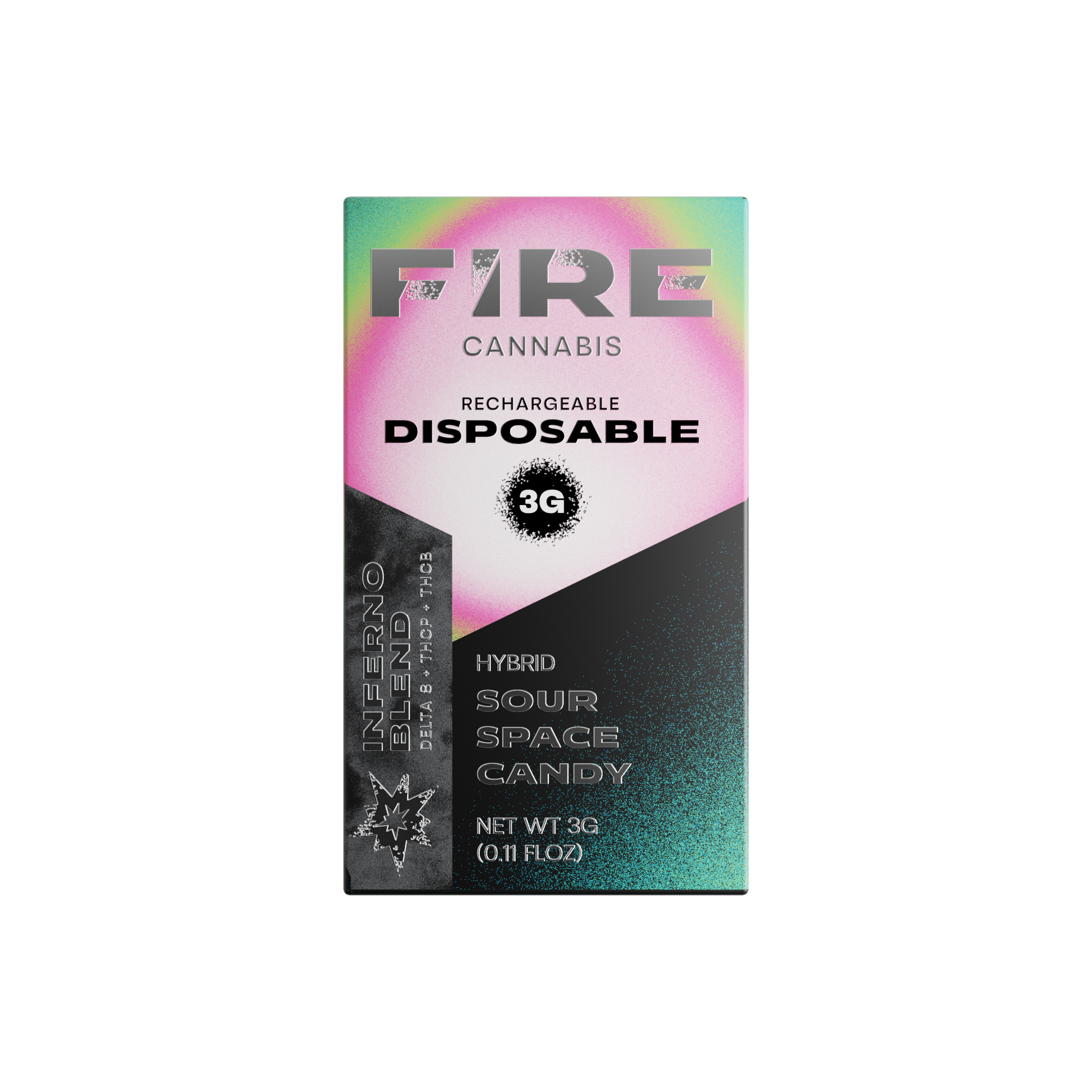 Inferno Disposable Vape - Sour Space Candy Strain