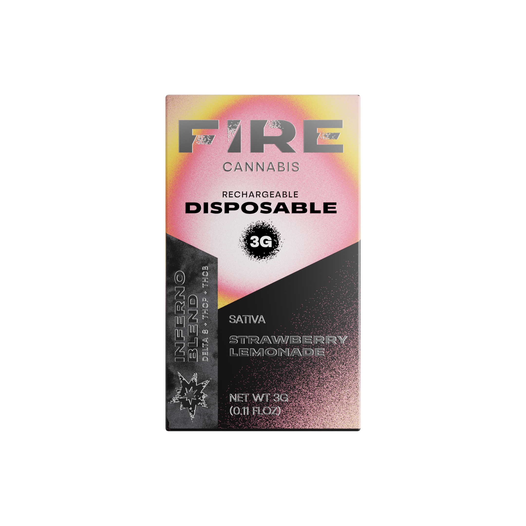 Inferno Blend Disposable Vape - Strawberry Lemonade