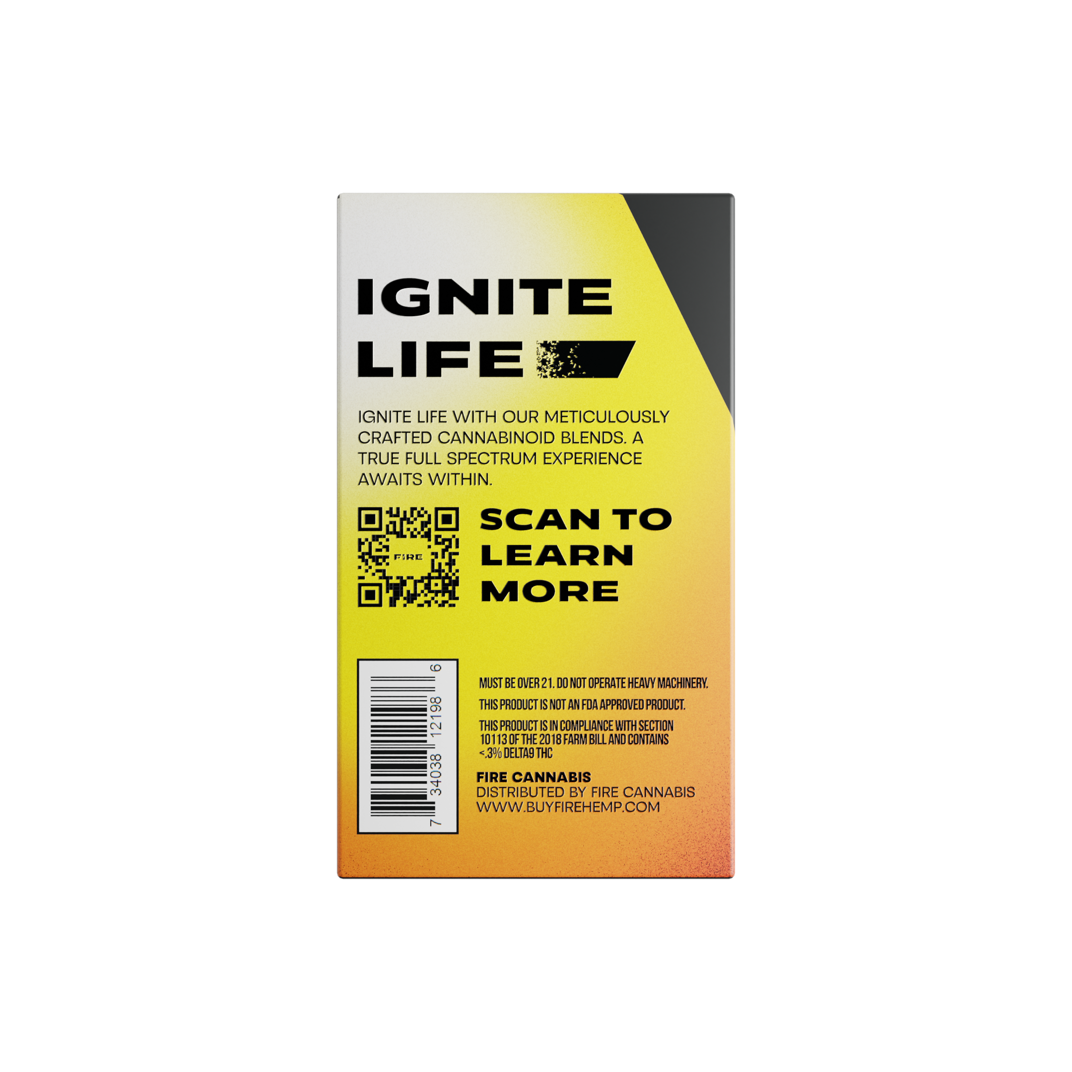 Inferno Disposable Vape - Yellow