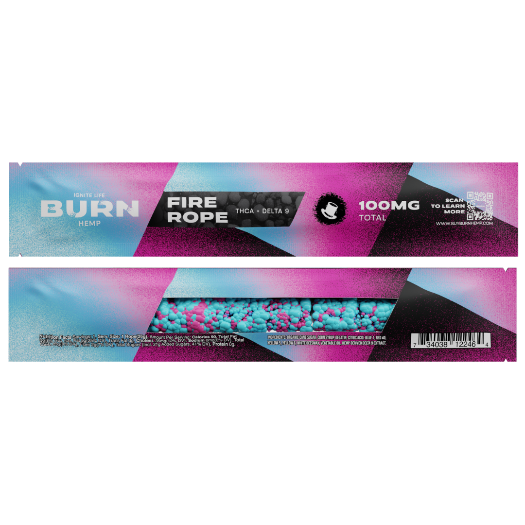Burn Fire Rope Candy