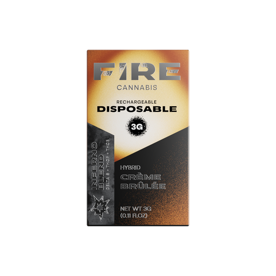 Inferno Disposable Vape - Creme Bulee Strain
