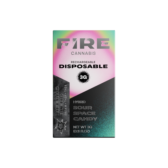 Inferno Disposable Vape - Sour Space Candy Strain