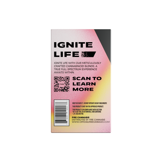 Disposable Vape Back Packaging Pink