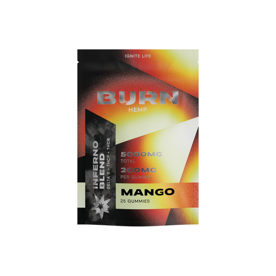 Mango Strain Inferno Blend Gummies